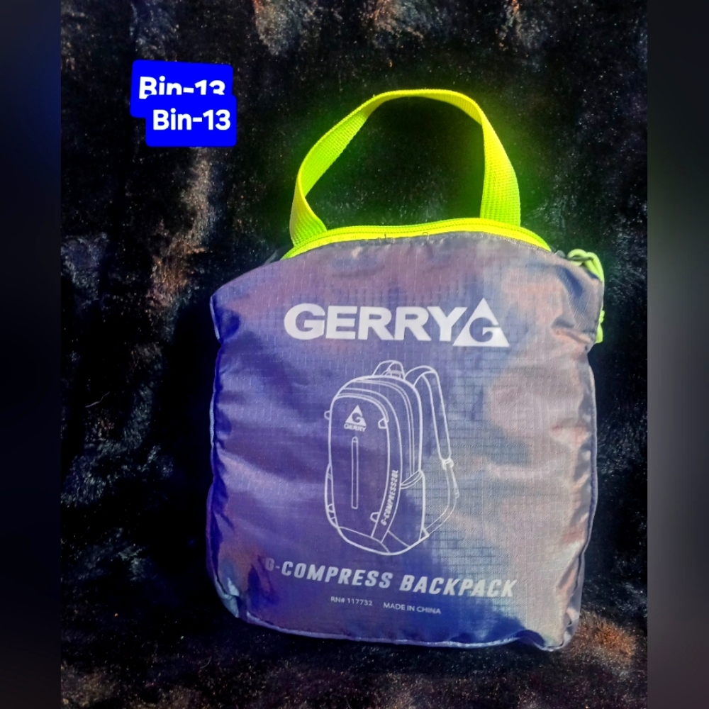 Gerry Weber Neon Green and Blue Backpack